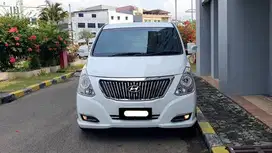 hyundai h1 xg bensin 9 seater 2018 putih cash kredit proses bs dibantu