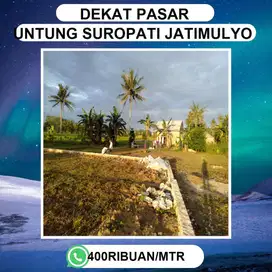 TANAH PASAR UNTUNG SUROPATI SANGAT STRATEGIS DAN SIAP BANGUN