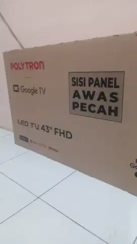 Kulkas & tv polytron like new