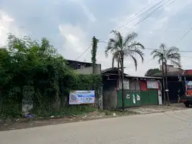 Dijual Gudang Strategis di Kranggan Bogor Jalan Raya Dekat Pintu Tol