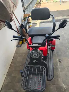 Motor listrik roda 3 solos Nego