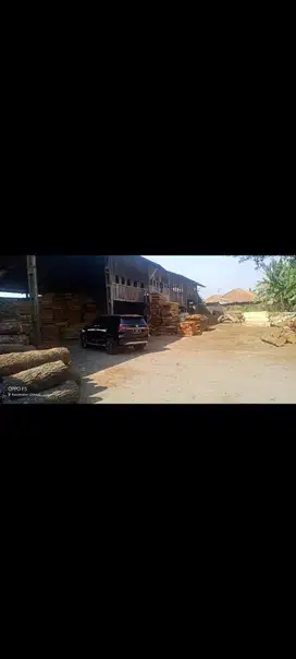 Dijual Tanah (BU) Bekas Sawmill dan Oven kayu