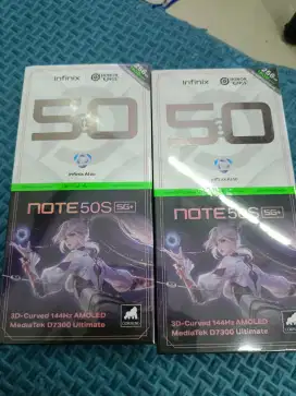 Infinix note 50S 5G 8/256 penerus 50 pro reguler resmi
