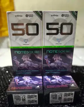 Infinix Note 50X 5G+ 8+8/256 Garansi Resmi Baru Dan segel