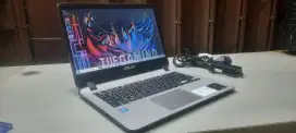 Laptop Kuliah/Sekoah(Spek Editing Disaen)Asus-A407U/4GB-DDR4/500gb Mrh