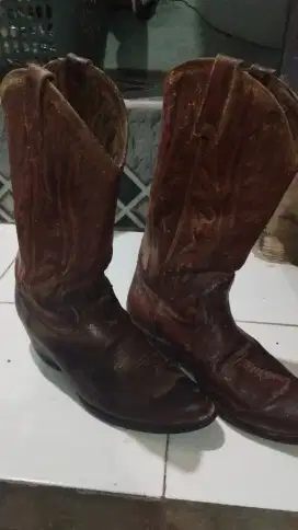 Sepatu jengel koboi asli usa