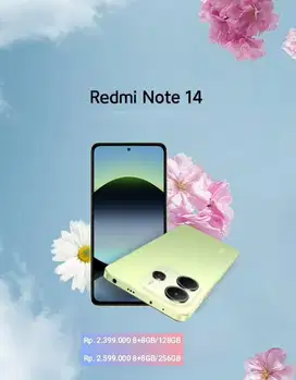 XIAOMI REDMI NOTE 14 8/256 NEW GARANSI RESMI‼️