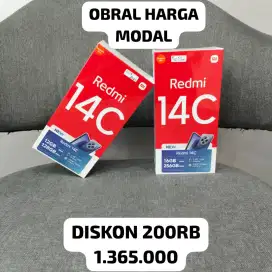 OBRAL XIAOMI REDMI 14C RAM 12/128 DISKON 200 RIBU