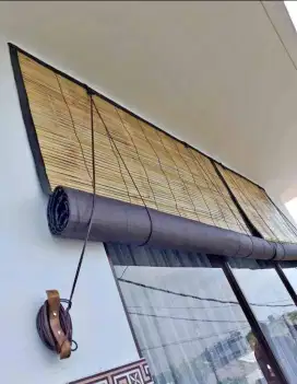 TIRAI BAMBU TIRAI KAYU SURABAYA: 
Disini menerima pemesanan
 tirai