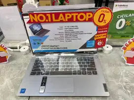 Laptop lenovo 14 82V6008BID Cel 8 512GB,cicilan free 1x