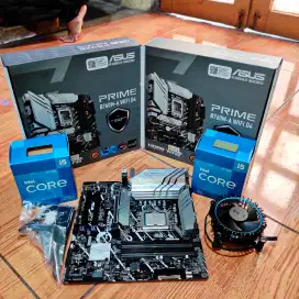 Paket Intel Core i5 12400f Box + Mobo Asus B760M-A WIFI Like New