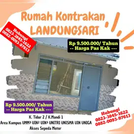 RUMAU MURAH 2 KAMAR DEKAT UMM TIRTO LANDUNGSARI