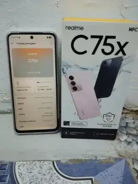 Realme C75X 8/128 fullset no minuss muluss pemakaian baru 2 minggu