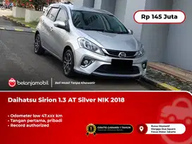[ LOW KM ] Daihatsu Sirion 1.3 AT Silver 2018/2019