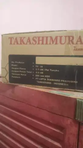 Kompor gas takashimura tipe TR-88 Baru