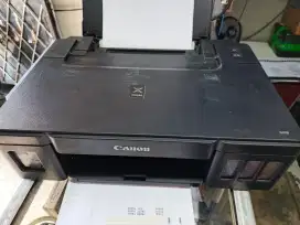 Dijual printer canon G1010, kondisi tinta black ok, color jelek