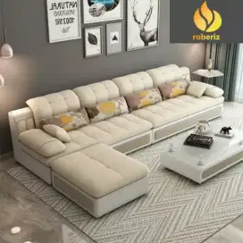 Sofa Cantik L Shape Ruang Tamu minimalis