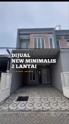 Rumah New Minimalis 2 Lantai di Pondok Tjandra, STRATEGIS