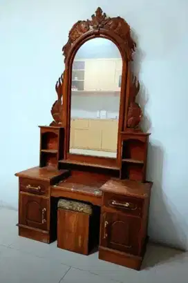Meja rias kayu jati