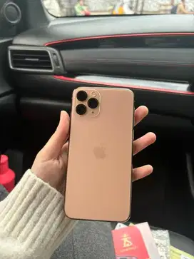 iphone 11 pro gold SECOND 64gb ex inter pemakaian pribadi