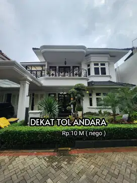 Rumah  mewah siap huni di area pondok labu, dekat tol Andara