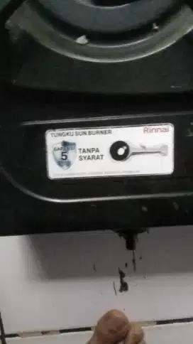 kompor gas Rinai, regulator, Magicom