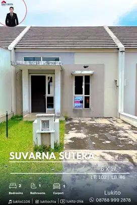 Disewakan Rumah Siap Huni di Suvarna Sutera Free IPL 1 Tahun