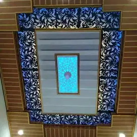 Wall Moulding Sekat Plafon Partisi PVC GRC Gypsum Jasa Tukang Pasang
