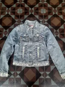 Jaket jeans TRUE RELIGION section JIMMY original size M kecil