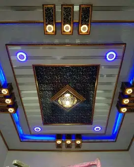 Wall Moulding Sekat Plafon Partisi PVC GRC Gypsum Jasa Tukang Pasang