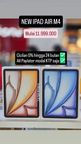 Ipad Air 11 M4 garansi resmi iBox