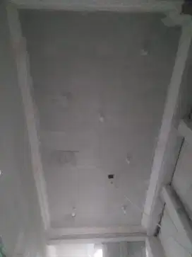 Partisi aluminium kanopi plafon Lis gypsum