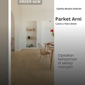 Parket Arni Moti Kayu 8mm