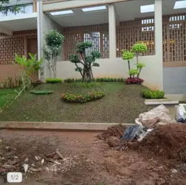 Taman depan minimalis