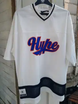 Pakean Atasan Hype White Original Second