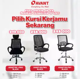 Berbagai macam promo kursi kantor pegas termurah di jogja(sa)