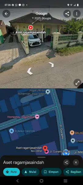 Rumah dapat dikembangkan kost / villa