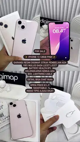 Iphone 13 128GB Pink IBOX