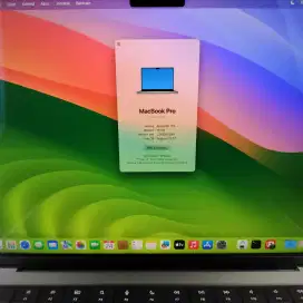 Macbook M1 Pro 14 Inch Ram 16 Ssd 1 Tb lengkap full set like Space Gre