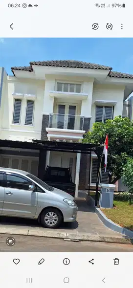 Dijual rumah rapi 2 lt di Gading Serpong lt.200m hanya 4,9 M
