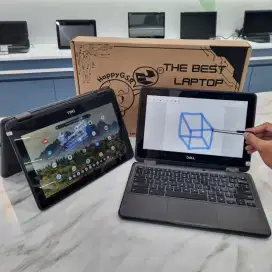 Laptop Lenovo Dell Yoga 4gb SSD siap pakai Garansi Bisa COD cek dulu