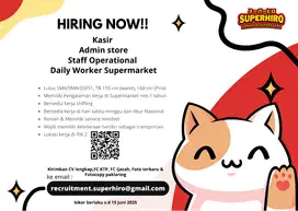 Staff Operational Supermarket