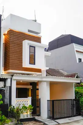 Jual Rumah BU 3 Lantai Desain Minimalis Kota Bekasi