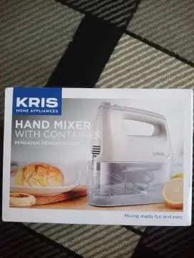 Hand mixer with container (pengaduk dengan wadah)