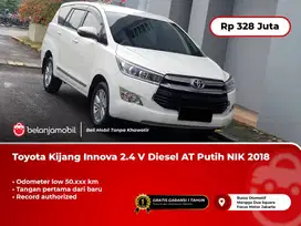[LOW KM] Toyota Kijang Innova 2.4 V Diesel AT Putih 2018/2019