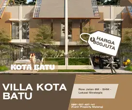 DIJUAL VILLA KOTA BATU 3 MENIT ALUN-ALUN BATU