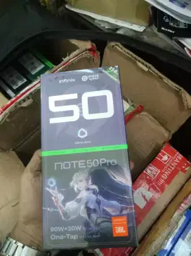 infinix note 50 pro 5G 8/256 baru segel pabrik