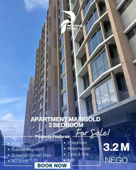 Jual Cepat Apartment Marigold Tower 2 Lt 17
