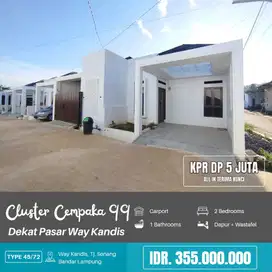 RUMAH CLUSTER MURAH DI PUSAT KOTA BANDAR LAMPUNG
