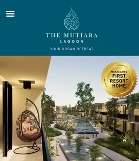 The Mutiara Lagoon Tipe Garden Rumh ala2 vila d Dalam kota Makassar